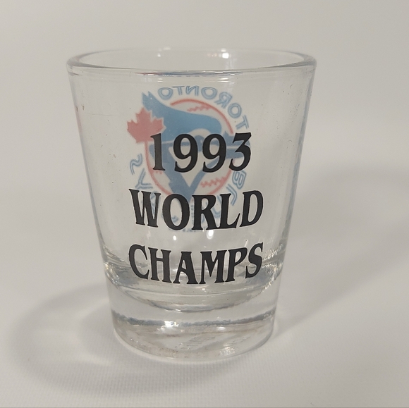 MLB Toronto Blue Jays 1993 Vintage World Champs Shot Glass - Picture 2 of 5